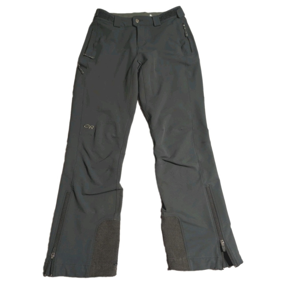 Outdoor Research Cirque Pants Womens M Gray Softshell Hiking Climbing Snow